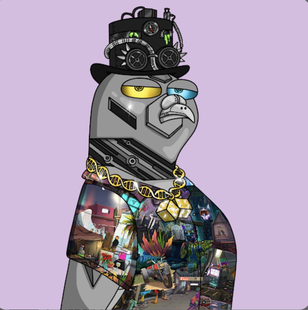 KingOfSoaps's tweet photo. Ok everyone- Calling all #GangGang
#NFTCommunity 
#GiveawayAlert 
   Hooking someone up! 
✍️Follow, RT, Tag 2 frens✍️
Trying to bring someone new to the gang but whatever 😆 

Picking someone to give this Pigeon Clone to if I reach 1k+ followers

Drawing FRIDAY JUNE 3rd 1pm EST https://t.co/uom1xhVQUt