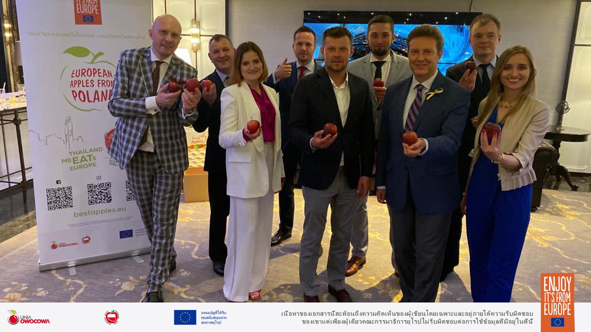 In one of the most prestigious addresses in Bangkok – Hotel Athenee we celebrated “Apple Day”. Event promoted apples from the heart of Europe and was co-hosted with the Embassy of the Republic of Poland in Thailand. 
#TasteofSuccess #Apples #ApplesfromEurope