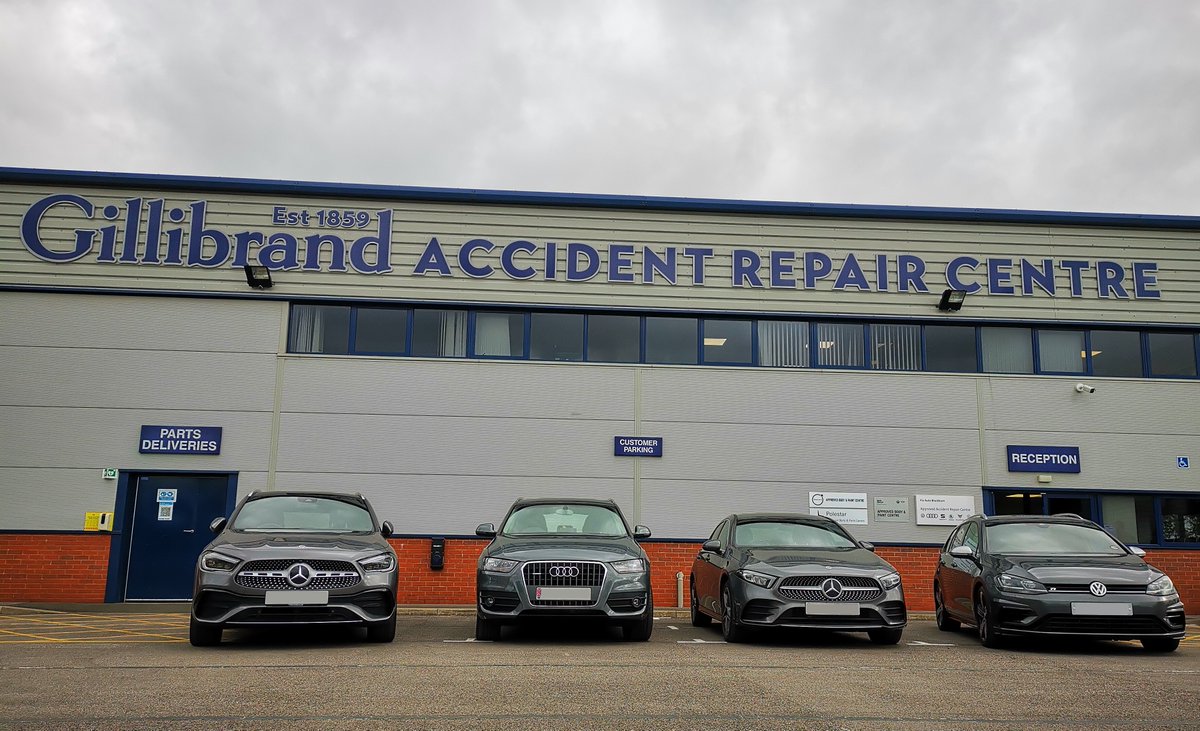 It's a Grey day in Blackburn for a change but what a fantastic line up of German car's ready for collection. #AudiApproved #Carbodyrepair
