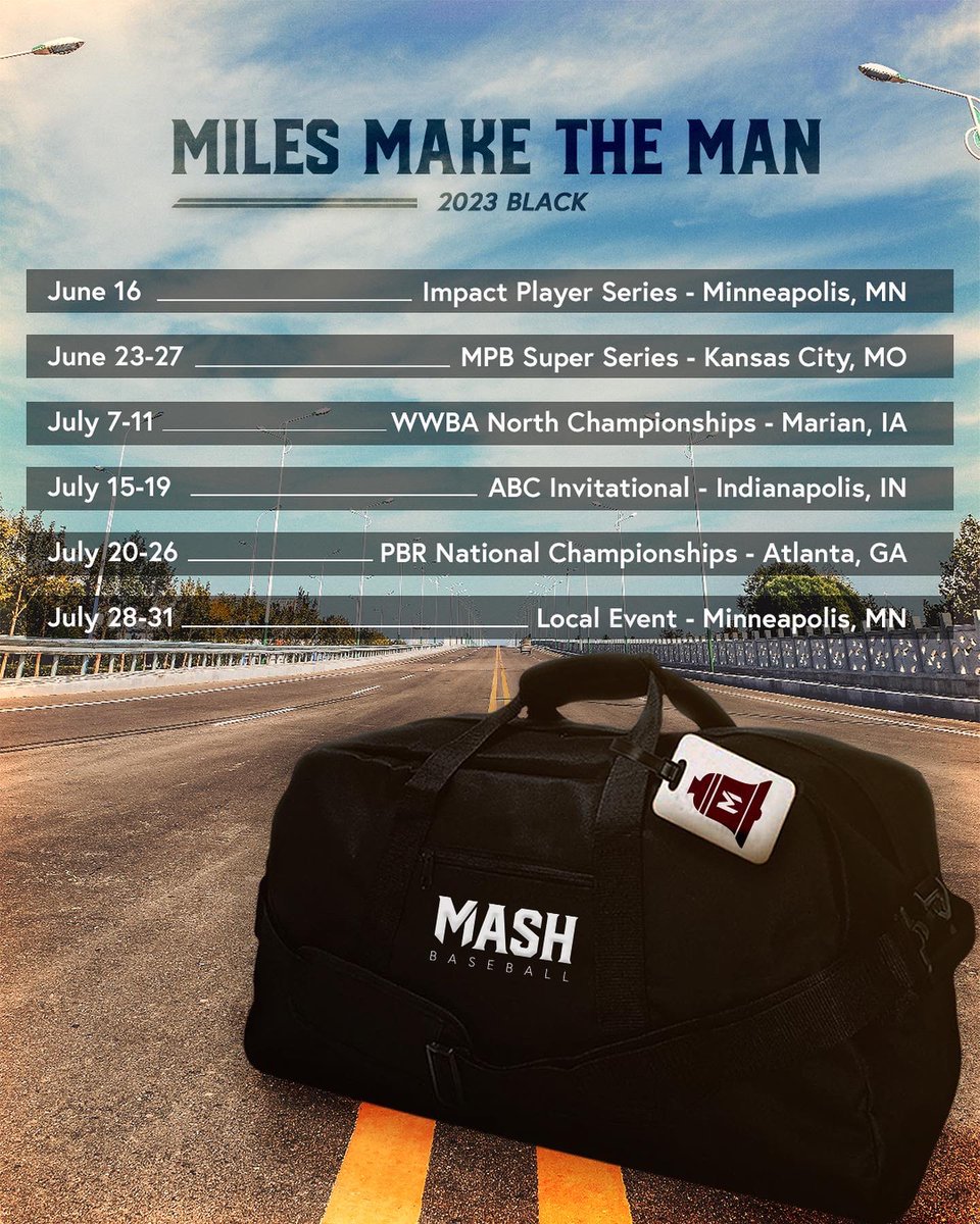 MASH__BASEBALL's tweet photo. 🚨2023 BLACK NATIONAL TEAM SUMMER SCHEDULE🚨

⬇️PLAYER PROFILES⬇️
https://t.co/WDwzu5cp3e https://t.co/pXLpbQzcJx