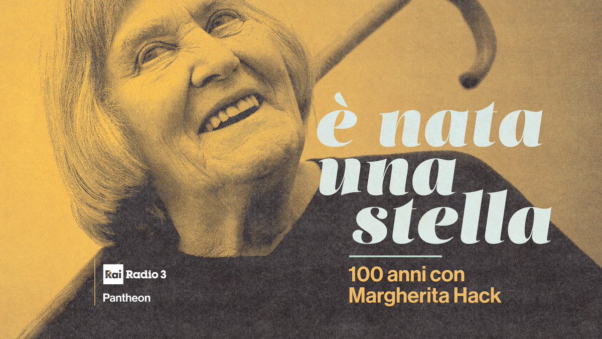 Astrofisica di fama mondiale, straordinaria divulgatrice, instancabile attivista: a 100 anni dalla nascita di Margherita Hack, un ciclo di #Pantheon in quattro puntate per raccontarne vita, scoperte e passioni. Da domani alle 18 alla radio e poi qui pantheon.rai.it