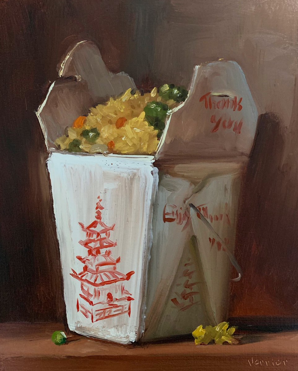 My oil painting of Fried Rice