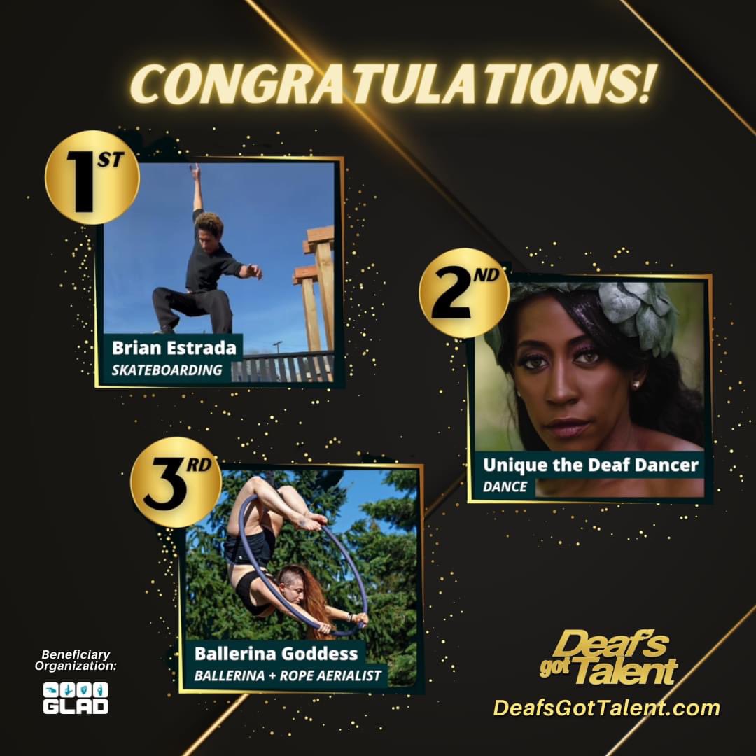 Thank you so much <a href="/deafsgottalent/">Deaf's Got Talent</a> for allowing me to show my talent.  🙏🏾
#deafdancer #deaftalent #deafcan