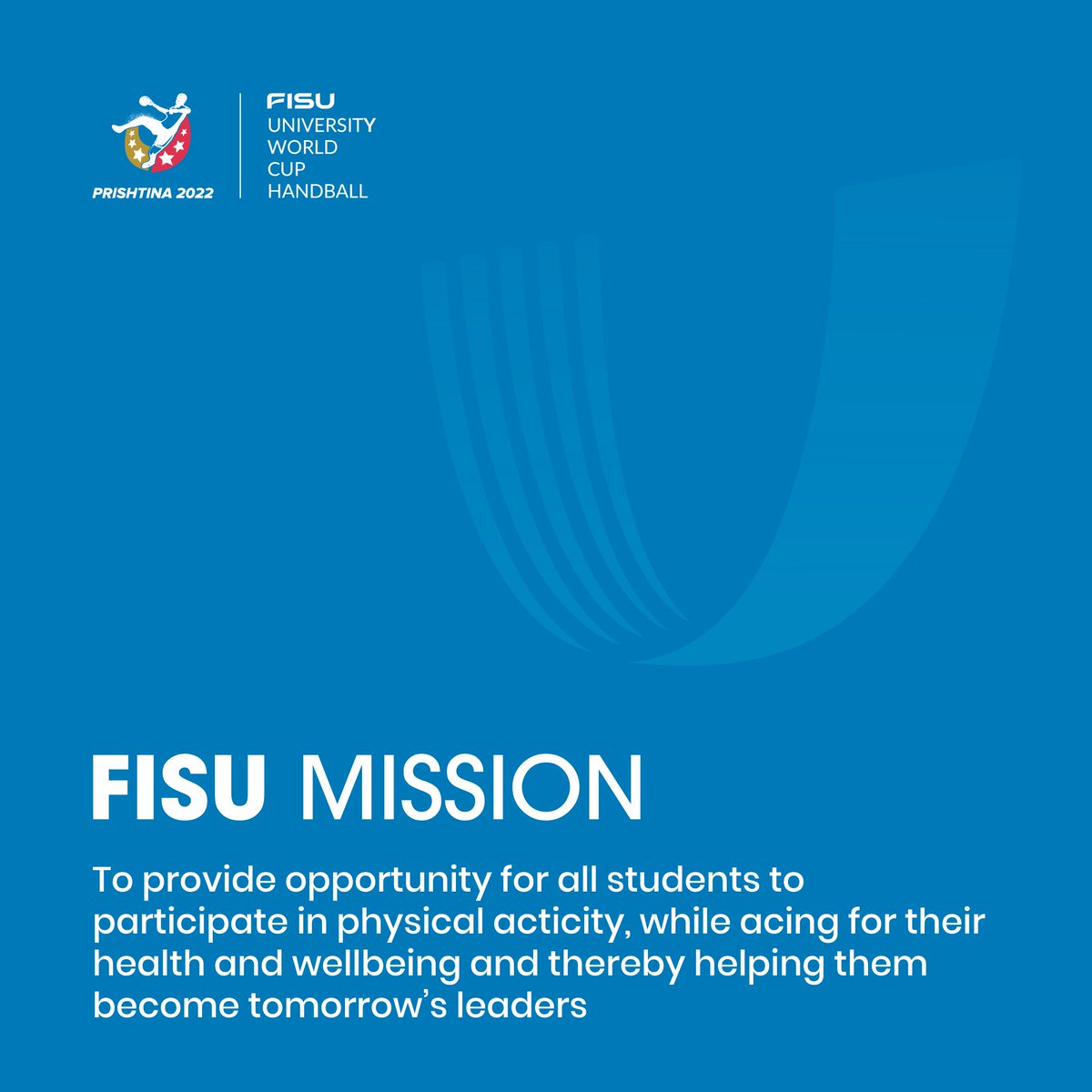 FisuHandballCup's tweet photo. Kosovo is getting ready to host one of the biggest events ever organized in this country, the FISU University World Cup Handball 2022.

*FISU organises world-class sports and educational events across the world.

#fisuhandball https://t.co/JZklFa7GIL
