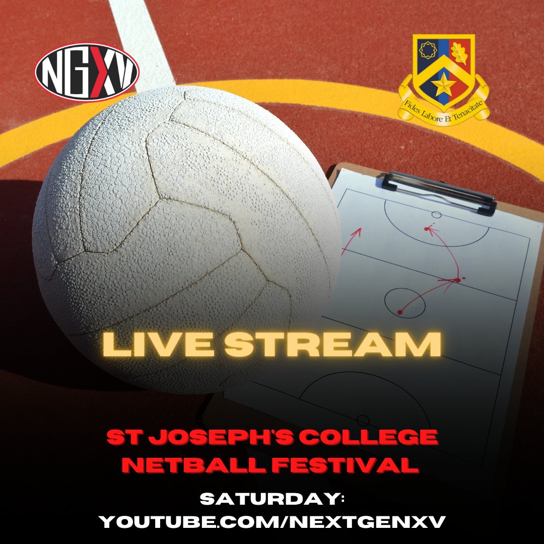 Next_Gen_Live's tweet photo. Live Stream: 20 minutes until we get going at the @mystjossport Netball Festival!

Join us for all the action from 10am-3pm, should be a cracker of a day!

https://t.co/CEv8fC6fVZ

#Netball #LiveNetball https://t.co/G8VMd4QrtB