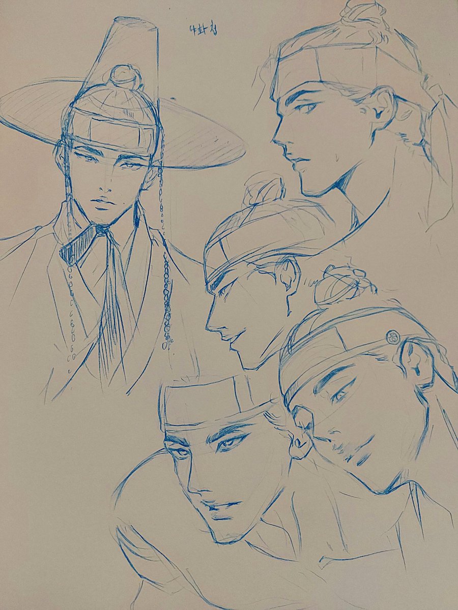 Second sketchbook page of <a href="/ByeonDuck_/">변덕/Byeonduck</a> 야화첩 💕