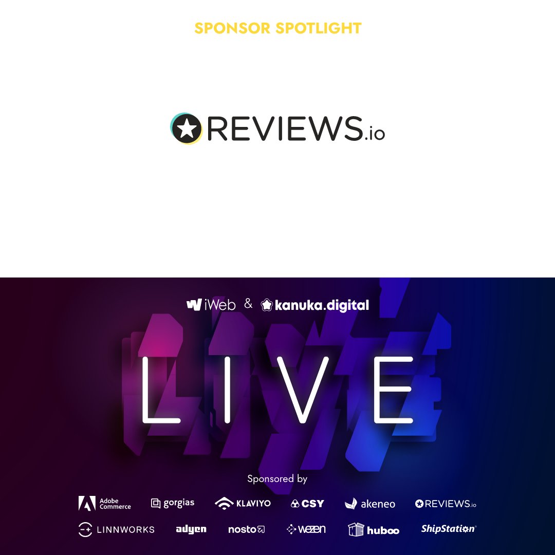 iWebtweets's tweet image. We&apos;re delighted that @we_are_reviews are sponsoring iWeb Live 2022 (16th June) and will be sharing expert insights on &apos;Designing a Review Strategy&apos; and understanding the power and importance of social proof. 

iweb.co.uk/iweb-live-2022/

#ecommerce #iWebLive