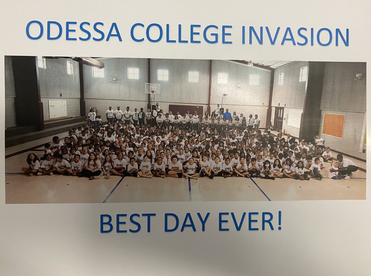 Campus picture of our Odessa College Invasion Day!! #BestDayEver!  #RossIsThePlaceToBe!  <a href="/molliejoneseci1/">Mollie Jones</a>