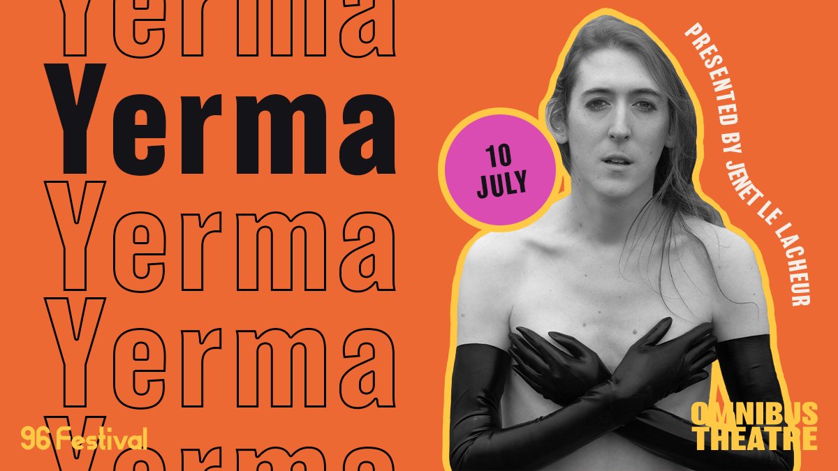 YERMA: Federico García Lorca’s 1934 masterpiece is transposed into the queer kink scene of modern Britain, in this urgent adaptation by Jenet Le Lacheur brought to life by an all trans cast #96Fest2022 🗓️ 10 July 🎟️ bit.ly/96-festival-20…