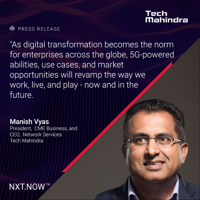 tech_mahindra's tweet photo. We're extremely delighted to inaugurate the #5G Innovation Lab in Bellevue, WA. The lab will combine a broad ecosystem of innovators &amp; partners to build end-to-end solutions for enterprise.

Know More: https://t.co/quk1A8db0S

#NxtNow #CustomerExperience