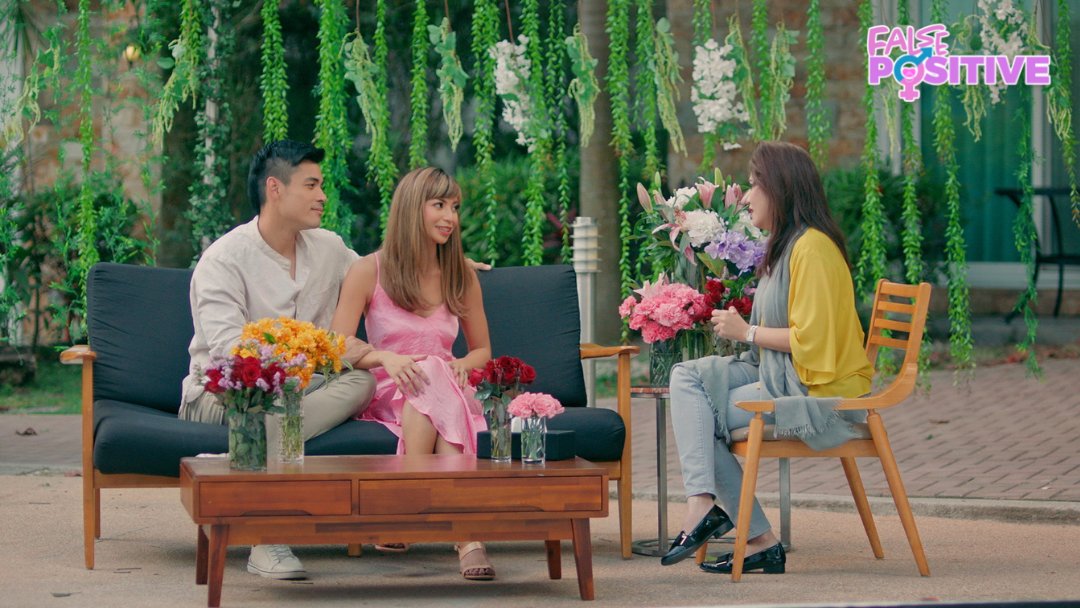 GMADrama's tweet image. &quot;Walang imposible sa &apos;tin, basta&apos;t magkasama tayo.&quot;

Everybody happy na! ❤️ #FPTheAcceptance #FalsePositive