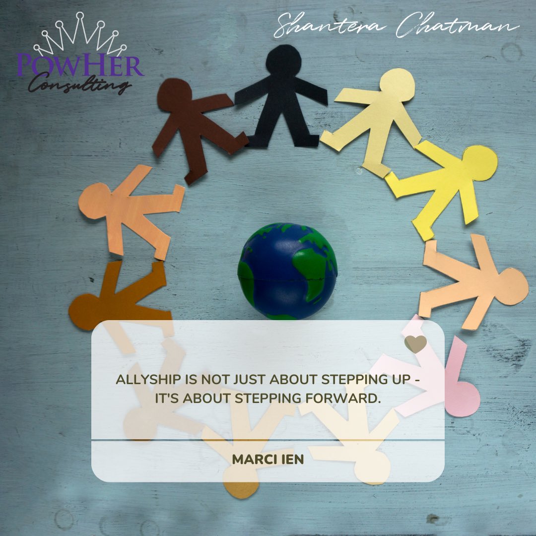 ChatmanShantera's tweet photo. Allyship quote to wrap up the week. 
#allyship #HappyFriday https://t.co/uLYomFs5TA