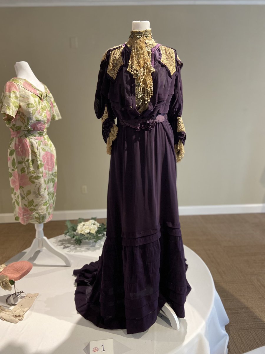 We’re back!  Like most museums, we were hit hard by the pandemic. We took the time to do a thorough inventory (10k+ items!) and our Dir. of Ed., JoAnne Spiller, put together a textiles exhibit on view until July 1. Here’s a peek!