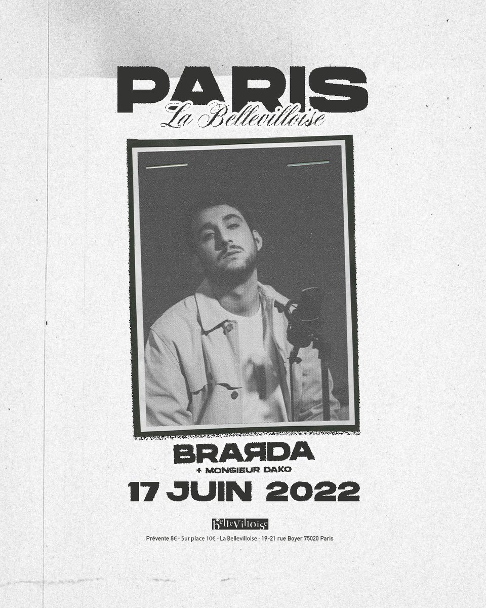 J’attends que ça ⏳

Billetterie ouverte 🎫 : shotgun.live/fr/events/bra-…

Photo/artwork : <a href="/alexiabakar_/">❋ bakar.</a>