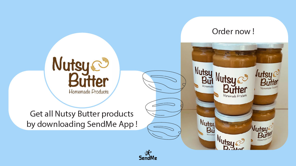 Get all Nutsy Butter Natural Homemade Peanut Butter delivered to your doorstep ! 
Order now 👇 
deeplink.sendme.today/m6z63gyNERiX21…
🔻 Download SendMe from your app store or from
sendme.today/lb
#Lebanon #SendMe #Delivery #Food #Local #SupportLocal