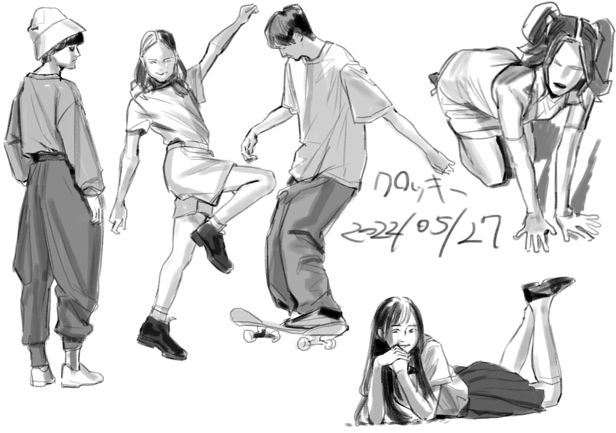 今日の。ぴんたれすとみながら練習✏️ 