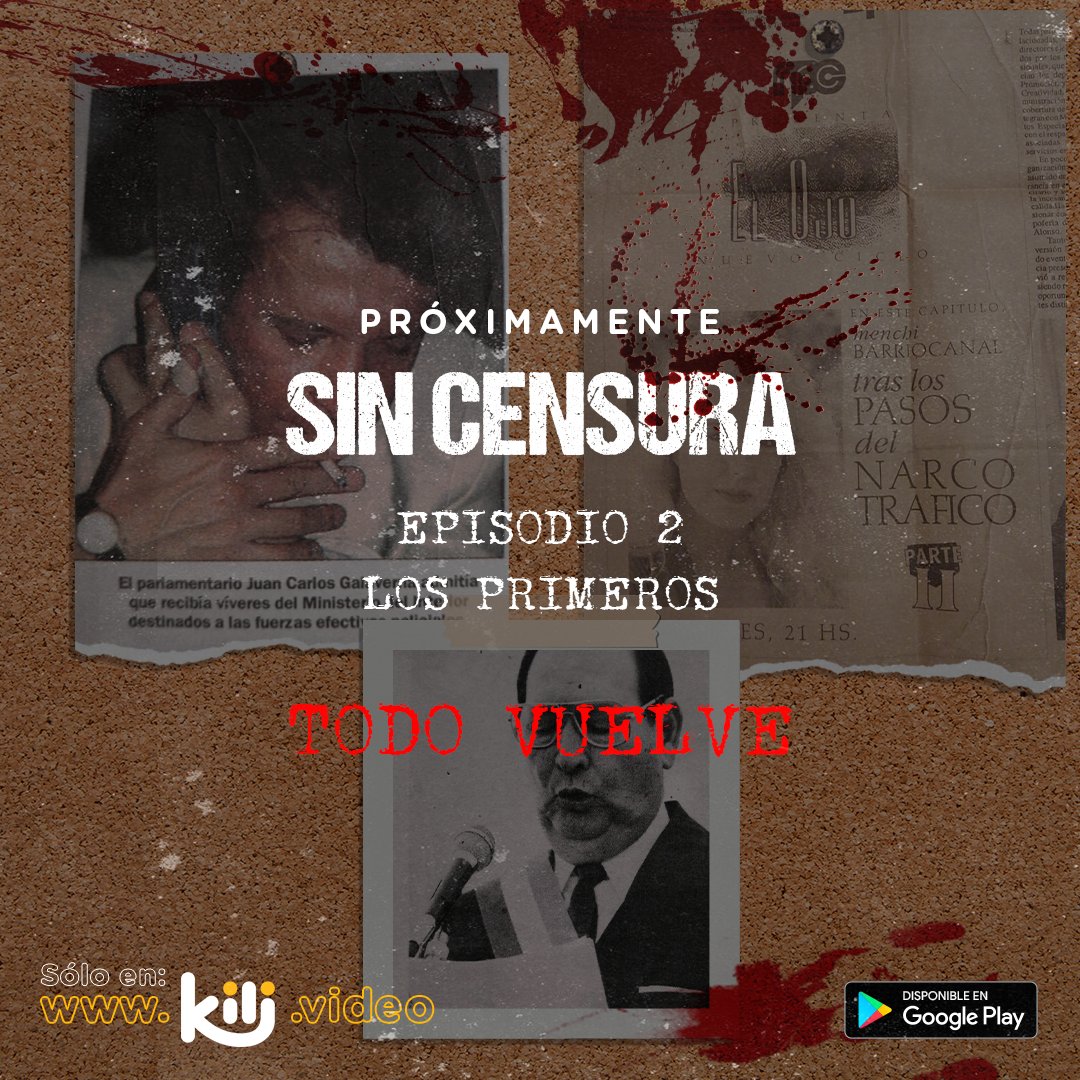 kilivideo's tweet photo. Alguien nos consultó ¿por qué no tocábamos temas del presente? y el problema es que muchos de los que gobiernan Paraguay en la actualidad, ya fueron mencionados en los 90´s como parte de la narcopolítica.
Ya llega el Episodio 2 de Sin Censura.
#TodoVuelve #todoserepite https://t.co/bpaylCXwk3