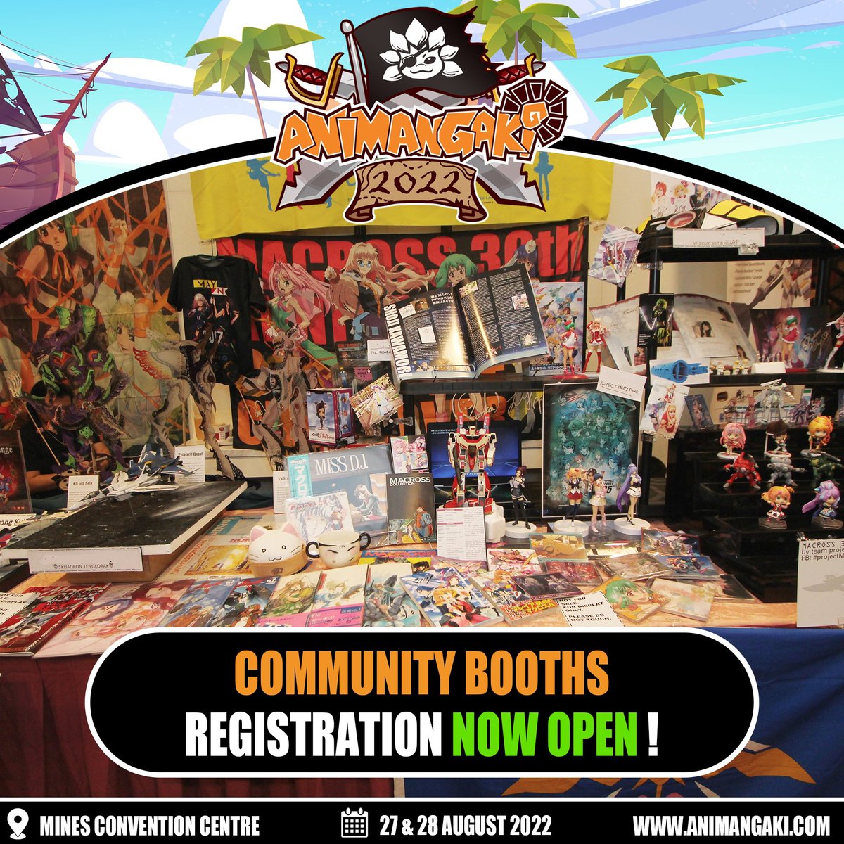 animangaki's tweet photo. #AMG2022 Ahoy Community leaders! Perhaps you belong to a special interest group, club, NGO/NPO, an enthusiast looking to share your passion or just a collector wanting a space to display your figurines? Looking to grow your circle at AniManGaki?
(1/2) https://t.co/7YKZXxdvVw
