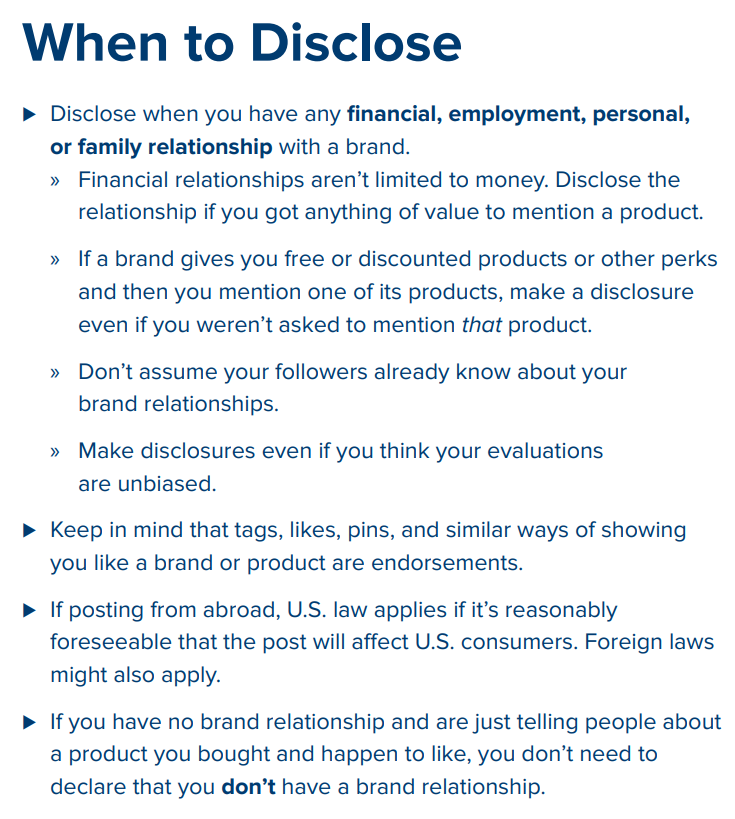 DanGreene15's tweet photo. FTC requirements is one of the overlooked legal aspects of #NIL deals with social media deliverables. I always remind my influencer clients about this as I constantly see posts without proper disclosures. Always use simple and clear language in a place that’s hard to miss. https://t.co/ZJ2Af1xSiu