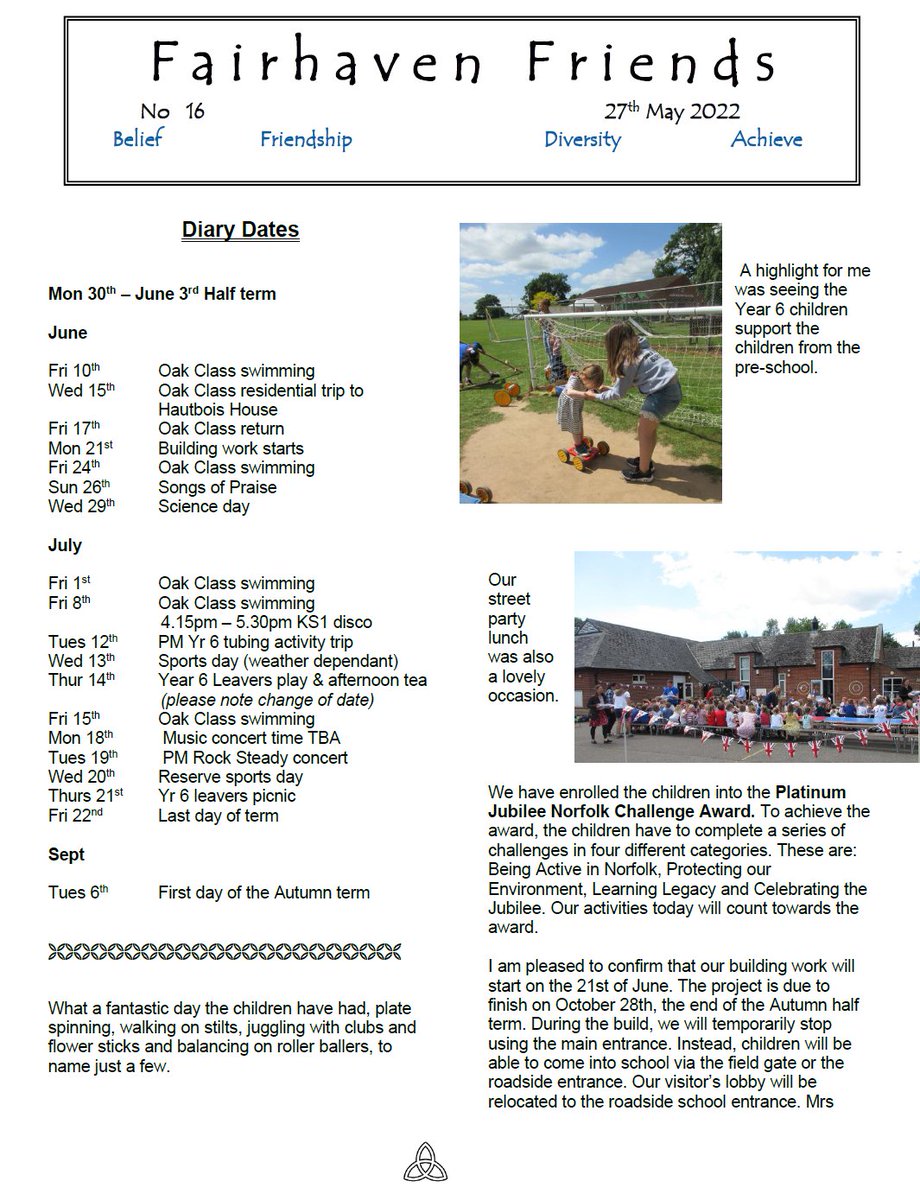 Another busy week at Fairhaven.  We have enjoyed celebrating the Jubilee today  Read our latest news here bit.ly/3wSyE5A   #Fairhaven #Jubilee #Circus