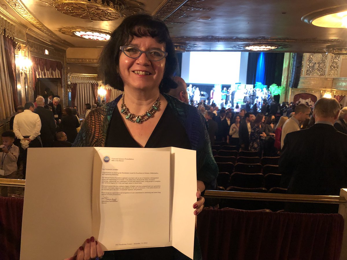 Marietmora's tweet photo. Such an AMAZING time at Presidential Award for Excellence in Science, Mathematics &amp; Engineering Mentoring #PAESMEM Recognition events in #WashingtonDC, which incl prof dvpt activities. (And Presidential chocolates.) #mentoring #mentors @NSF @whitehouse #OSTP #MentoringInSTEM 
1/5 https://t.co/YPWaZIW5rs