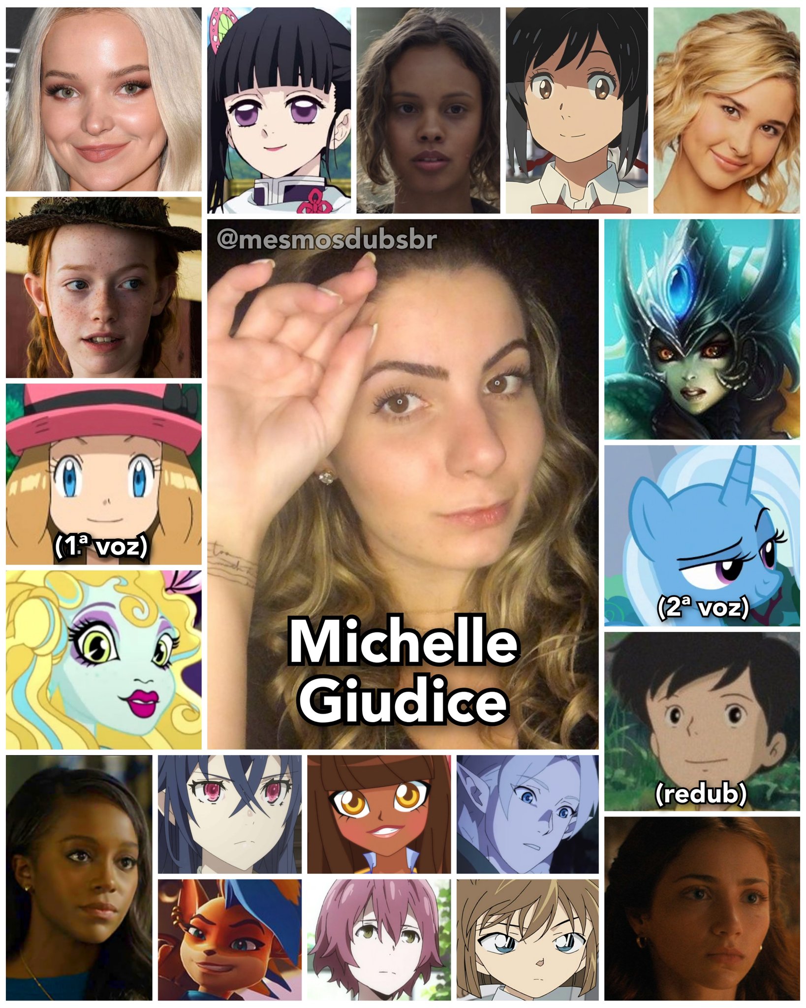 Anime Dublado on X: Michelle Giudice entra para o elenco de