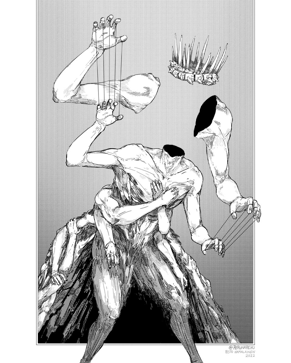 "King of Devotion / Devotion Devil" - Recently re-read Chainsaw Man and wanted to make something fun. #chainsawman #chainsawmanfanart #art