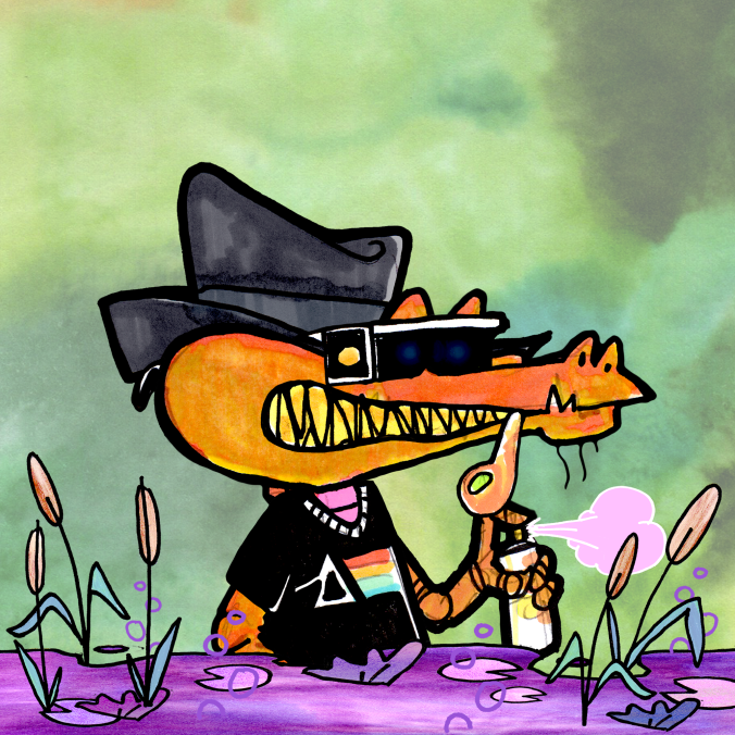 A new raffle is live,

Today's raffle is a "Ganja Gators #2835" @GanjaGatorsNFT 
 
Price per ticket: 10 $FUNK 
Ticket supply: 500

corner.funkyfellas.art