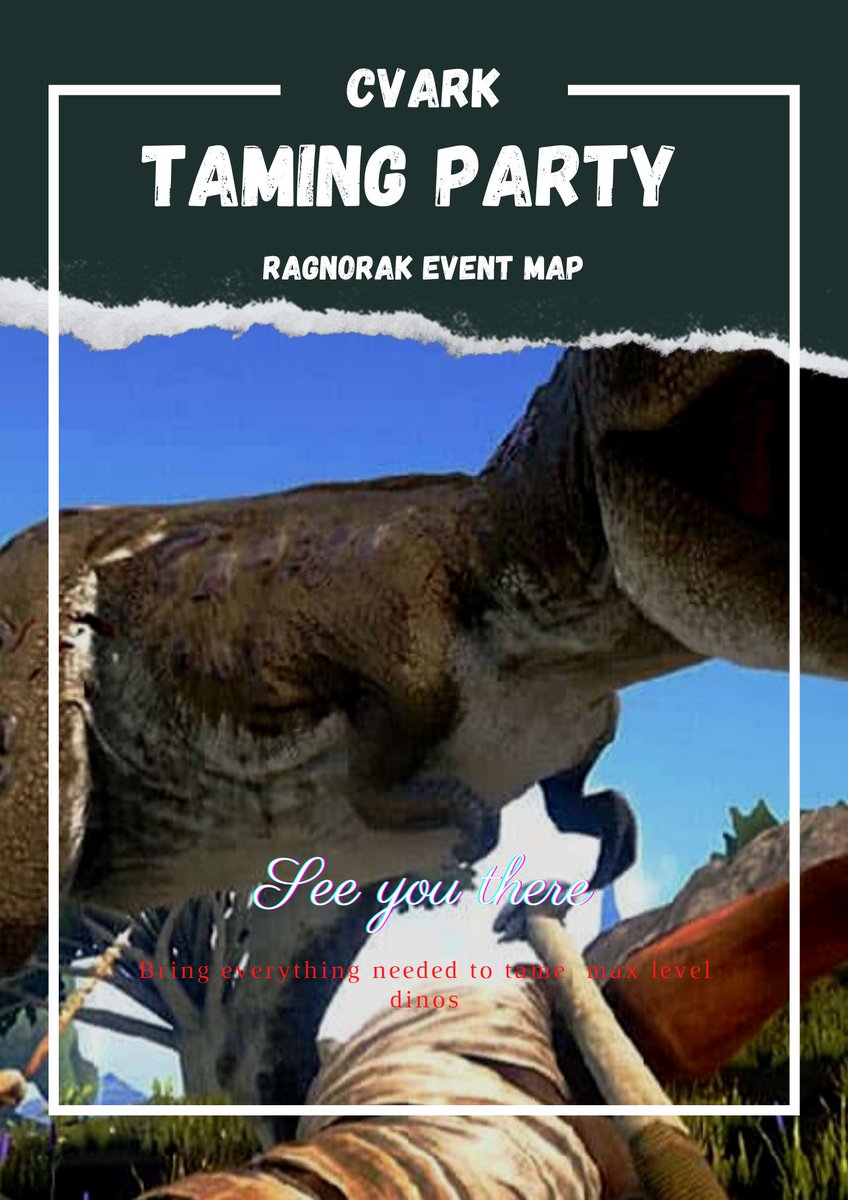 _CVArk's tweet photo. Taming party tomorrow! 🐸🐊🦎

Join our discord and come play Ark: Survival Evolved with us! Link in bio or DM for an invite!

#cvark #survivetheark #arkcommunity #pve #gaming #games #gamer #arksurvivalevolved #xbox #windows10 #ark #discord #dino #nitrado https://t.co/dlelDLE2m0
