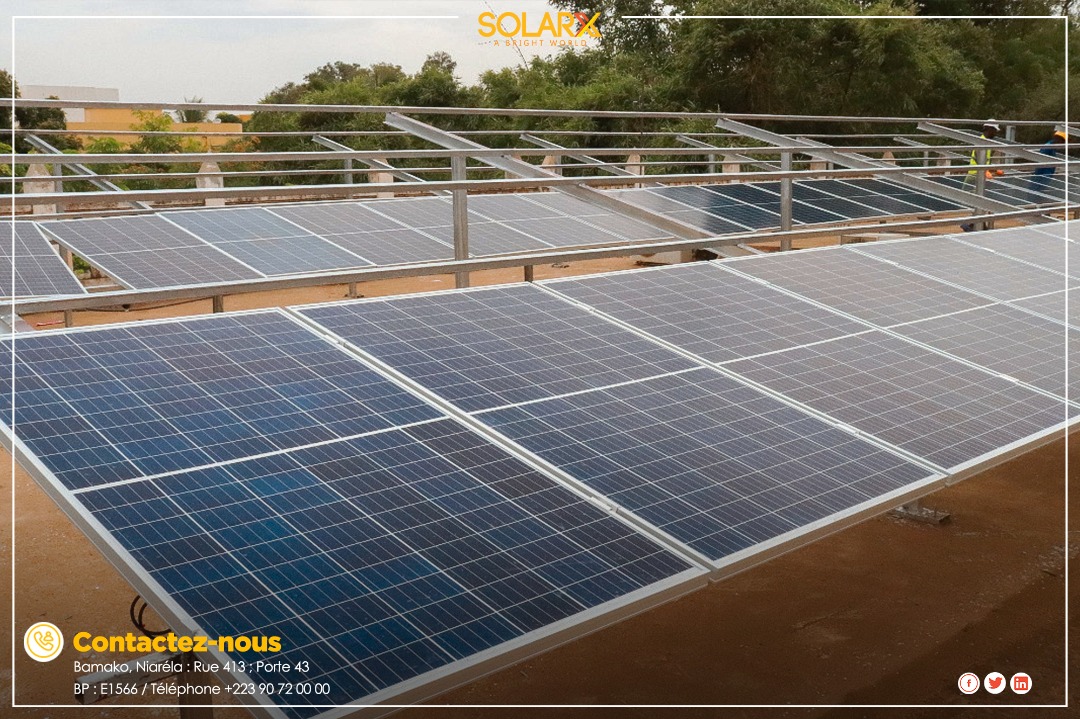 SolarXofficiel's tweet photo. #New_Installation!
Démarrage d'un projet de Système solaire raccordé au réseau avec autoconsommation, d'une taille de 60 Kwc chez Imprim Color, qui est une Régie publicitaire internationale située à la Cité du Niger/Bamako-Mali
2/1
⬇️ https://t.co/DRZ9mE9hEr