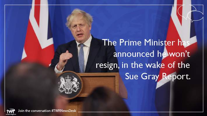 test Twitter Media - Up next on #TWRNewsDesk

Do you think Boris Johnson should resign?

James Maidment-Fullard and @DavePiperDJ discuss the findings of the #SueGrayReport and how we should respond.

Tune in: https://t.co/NgTfKhI3Tv https://t.co/1HPfVLjjVP