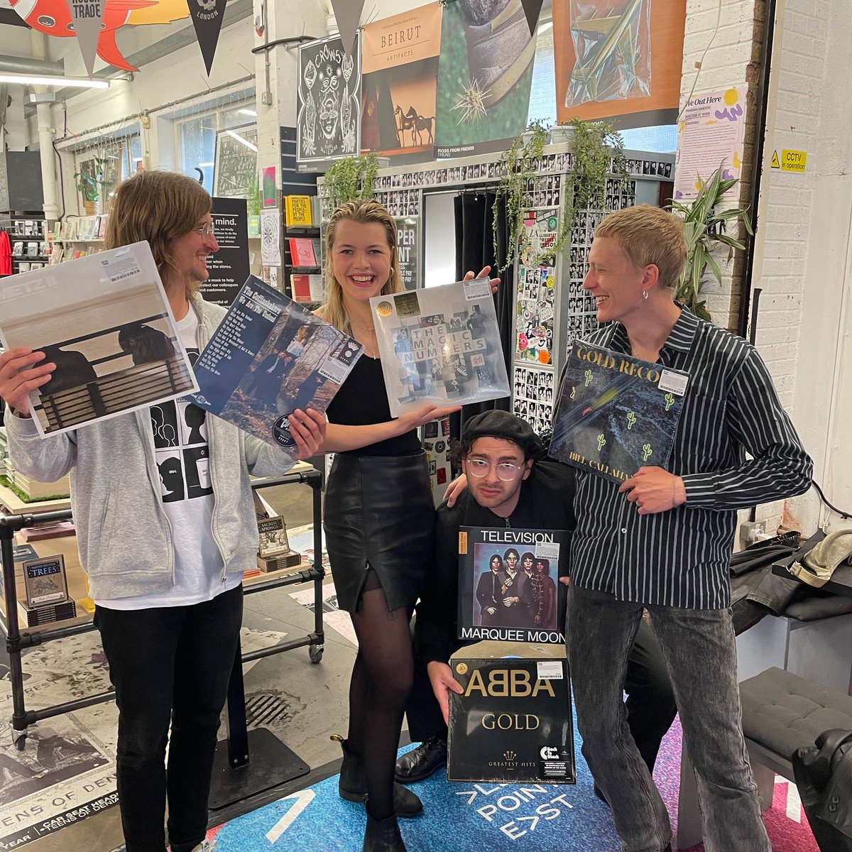 SHOPLIFTING 🛒 From Abba to The Coffinshakers... Swedish dark indie poppers @haterrmusic swung by Rough Trade East earlier this week for a good old browse, sharing with us what records they couldn't leave without. blog.roughtrade.com/gb/shoplifting… @firerecordings