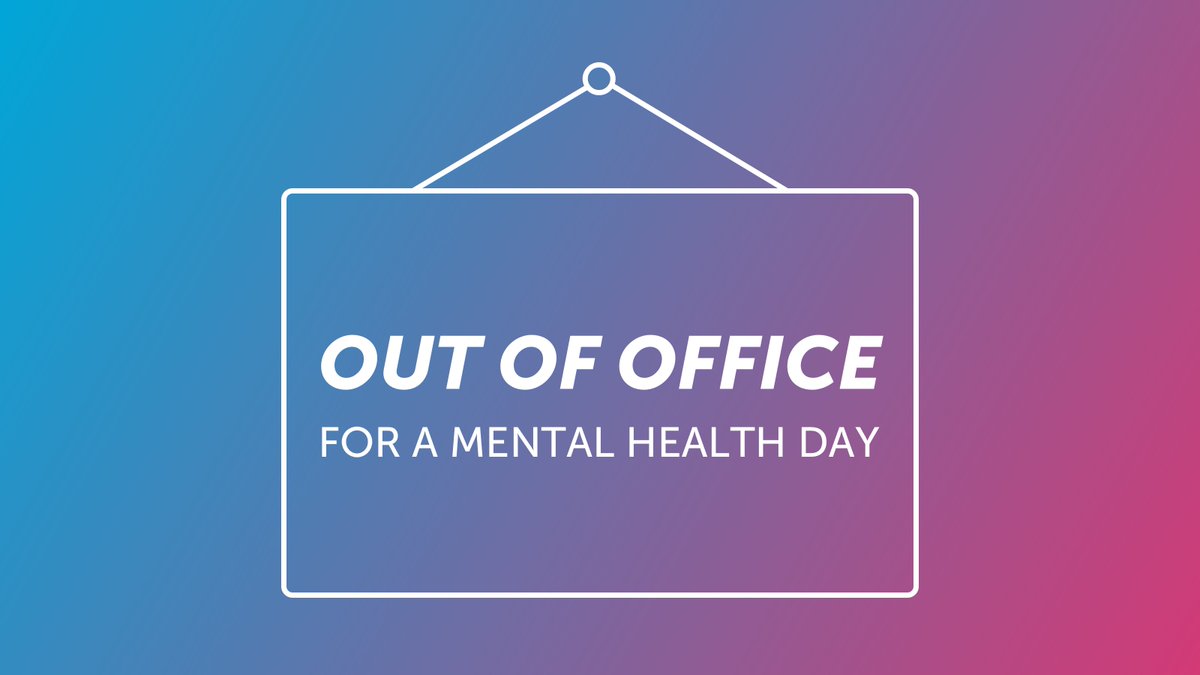 In honor of Mental Health Awareness Month, we are closing our office today to take the time to refresh and recharge.

Happy Memorial Day Weekend everyone and see you all on Tuesday! 👋 

#mentalhealthawarenessmonth
