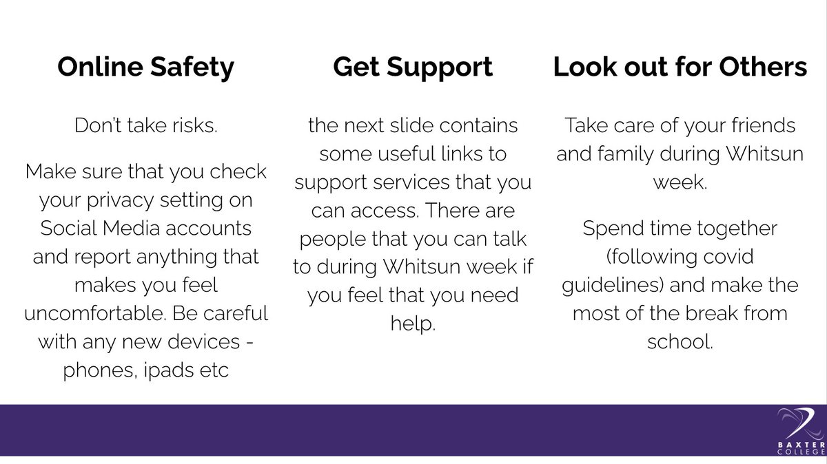 Baxter College tweet media