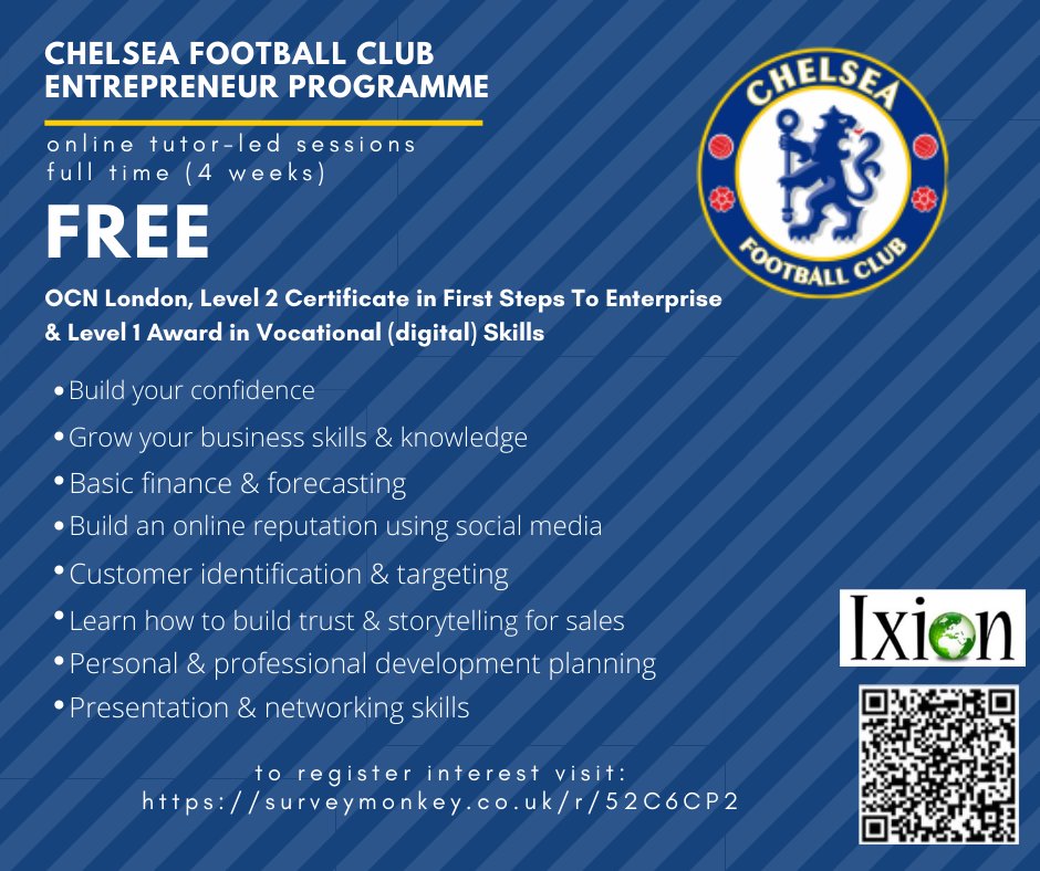 join today, to become a step closer to your dream career👀🧑‍💼 #chelseafootball #footballclub  #freecourses