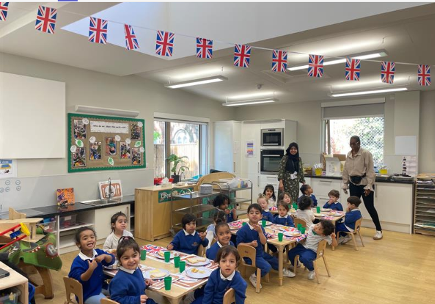 KSA_Primary's tweet photo. We’re all enjoying special tea parties for the Queen’s Jubilee today! #arkcelebrates https://t.co/0XtmH4PPwW