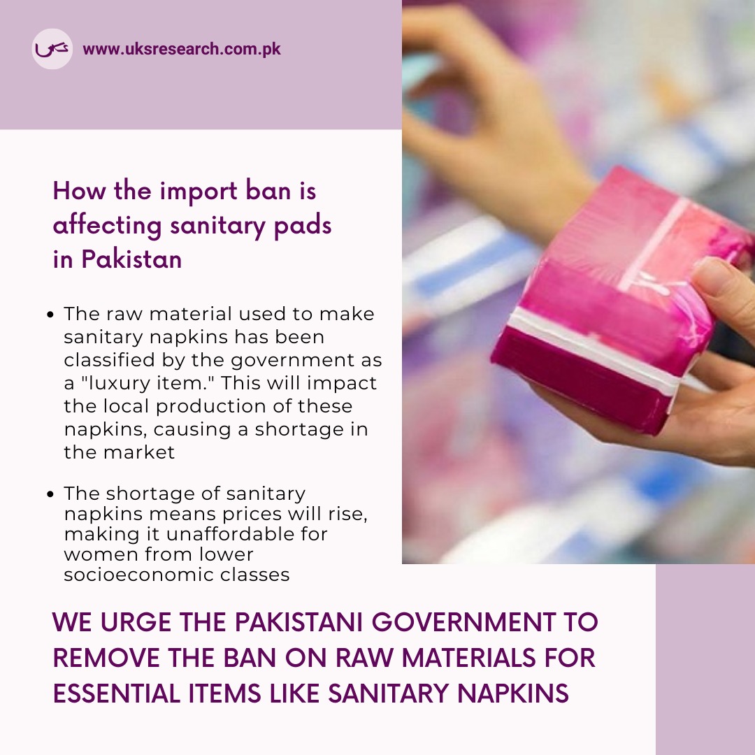 The import ban may result in a shortage of sanitary napkins
#sanitarynapkins #importban #Pakistan #Pakistanwomen