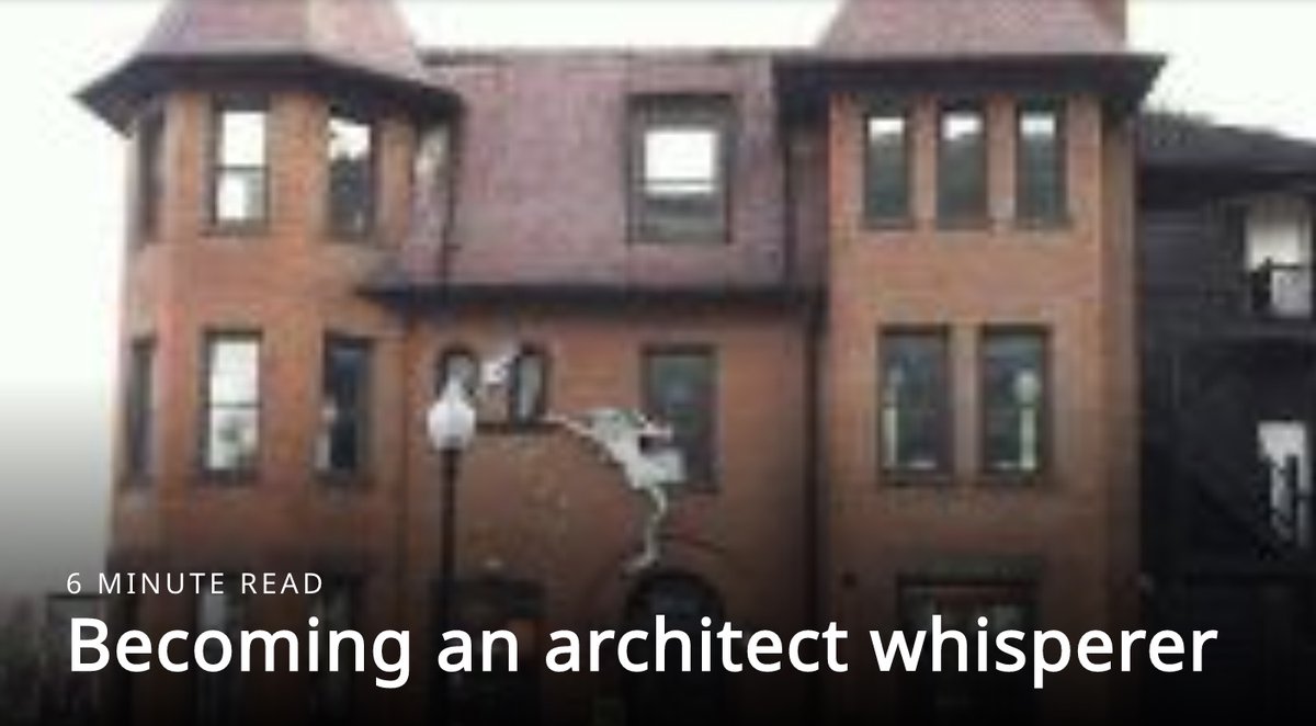 DocArchitecture's tweet image. archcareersguide.com/beyond-archite…
What is an Architect Whisperer? Read this blog essay on ARCHCareersGuide to learn more about the true Architect Whisperer, Hallie Crouch of Bialosky and careers "beyond" architecture.
@Bialosky_Arch
#becominganarchitect #beyondarchitecture