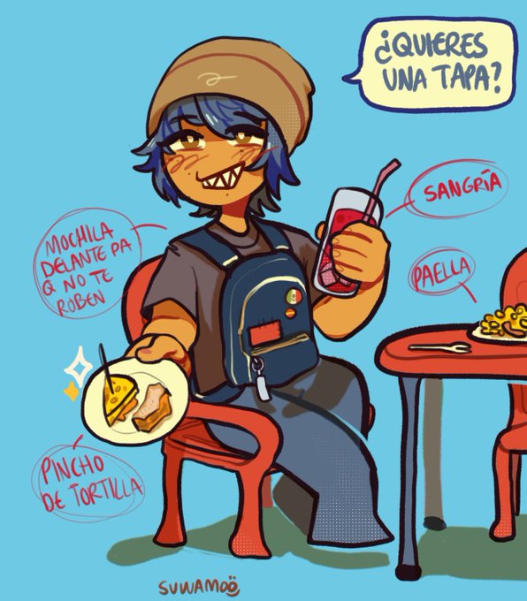 quackity viviendo la full spanish experience
#quackityfanart @ElAlexQuackity 