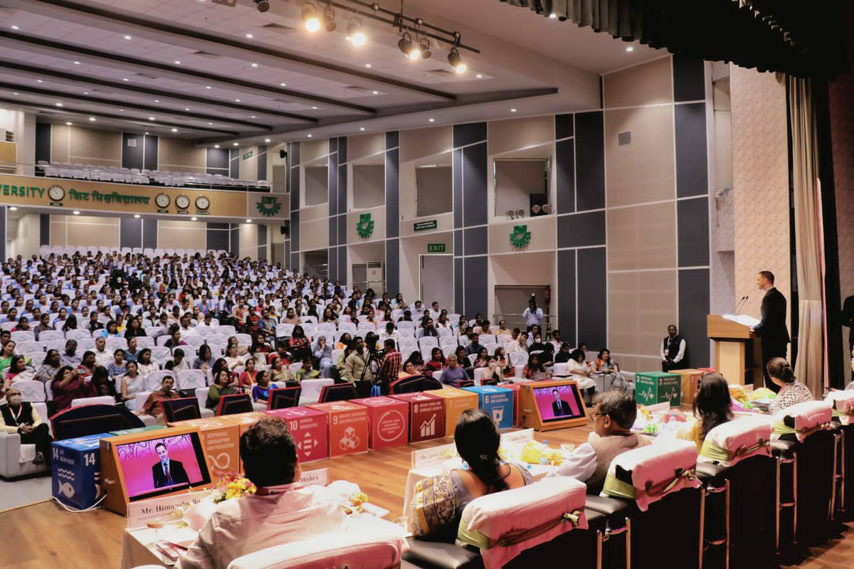 achyuta_samanta's tweet photo. South Asia Women’s Conference flags off at KIIT &amp; KISS! This two-day event, in association with the @USAndHyderabad held in association with multiple UN bodies is based on the theme “Towards an Equitable, Inclusive &amp; Sustainable World.”

Here are the photos:
@SAWC2022
#SAWC22 https://t.co/vnpEobWZ2v