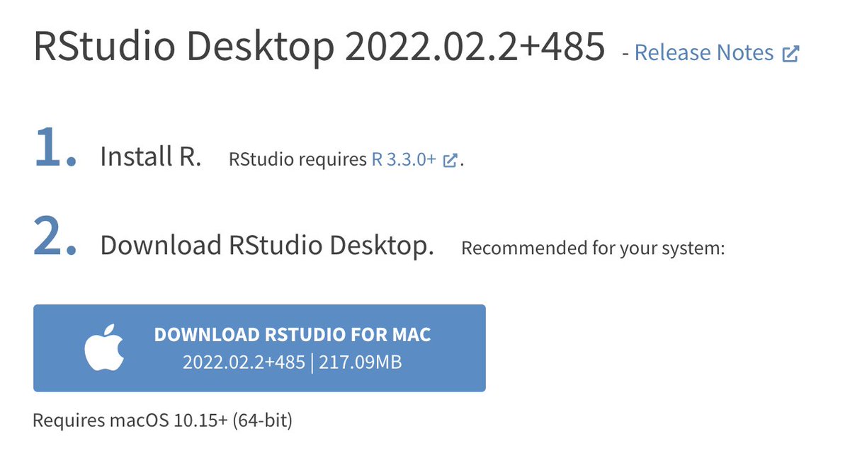 peterfreese's tweet photo. @rstudio Hello! I am trying to download Rstudio for Mac, but it seems the site can't be reached. Any idea what's up? Thanks! https://t.co/psyx29Hfyj