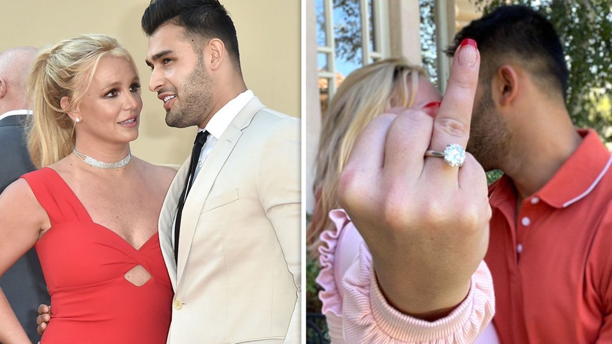 Daily_Express's tweet photo. Britney Spears' fiancé Sam Asghari says wedding date set as pair lament sad miscarriage #BritneyattheBBC
https://t.co/I1m7XjEMWg https://t.co/mClsDYPusn