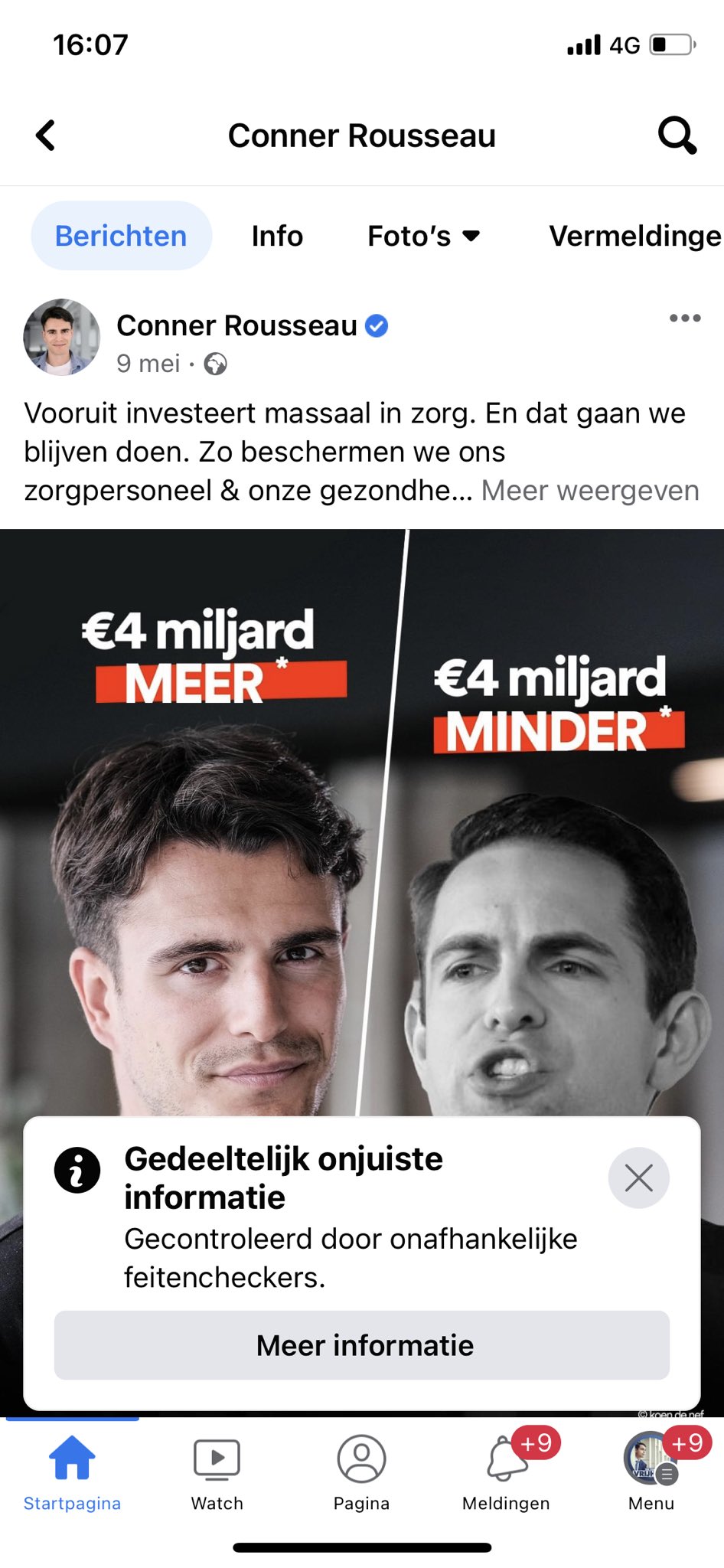 Tom Van Grieken on Twitter: "Facebook tikt Rousseau op z’n vingers voor