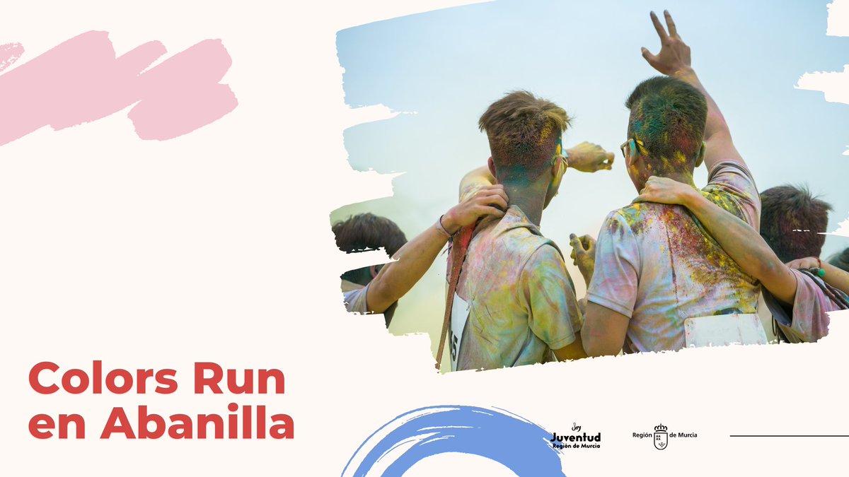 mundojovenRM's tweet photo. ¡Planazo en la Feria Joven de Abanilla! 🎨🏃 Diviértete a todo color en la #ColorsRun del próximo sábado 11 de junio 🎉
Te contamos cómo apuntarte en 👉 https://t.co/wFoYz2PDBr
#redsij #MundoJoven https://t.co/lZg2e4YIkT