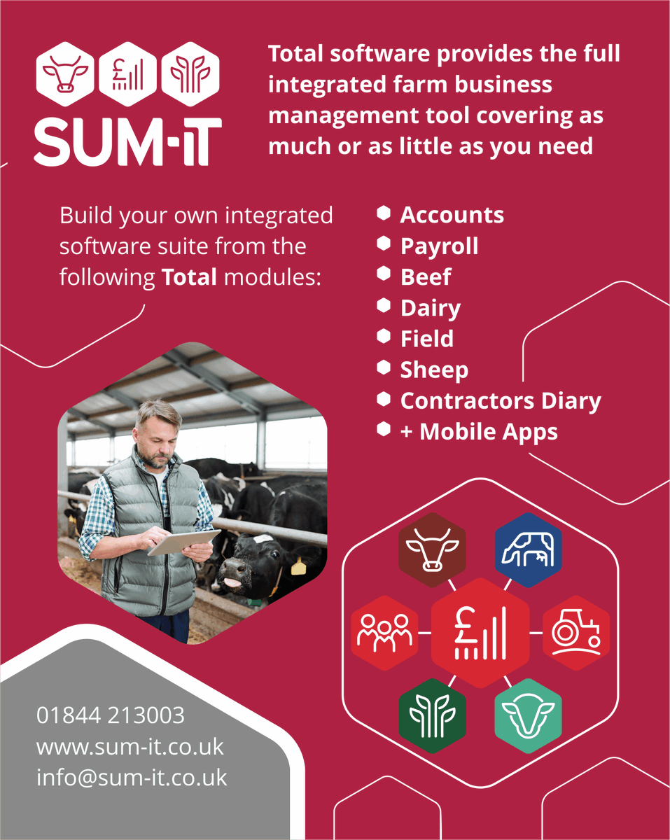 SumItSoftware's tweet photo. Ben John will be at #BeefExpo on Saturday 28th March, find him at Stand 63 in the marquee to receive a FREE tablet with every show order of a main module. He’ll be able to chat you through any of our software range, see below https://t.co/zsP1pCY6E4