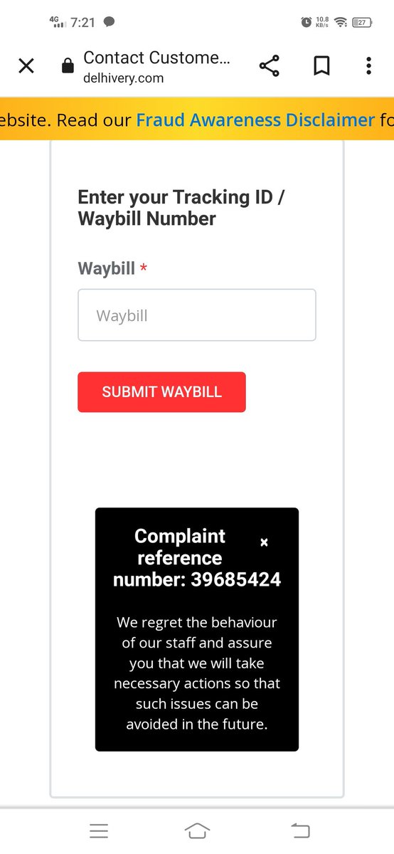 AnujPandey569's tweet photo. @delhivery i have not been contacted by delivery boy and he has shared wrong update that i am not available.

Below is the details of complaint. https://t.co/e6vDX2IfnW