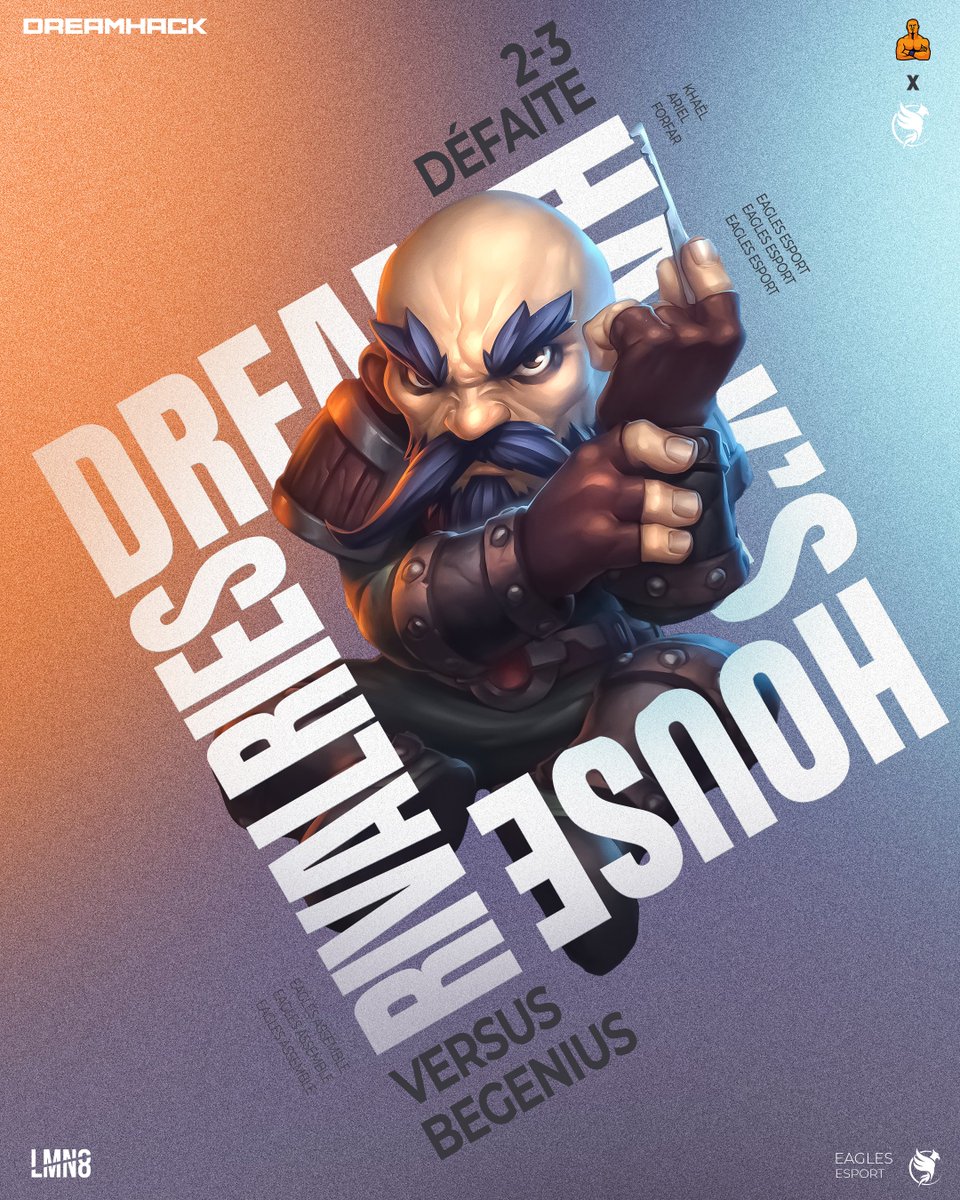 EaglesAssemble's tweet image. [#Hearthstone] 🃏

Nos aiglons se sont inclinés 2-3 face à @beGeniusESC lors de la #HouseRivalries, ce lundi !

#EaglesAssemble 🦅