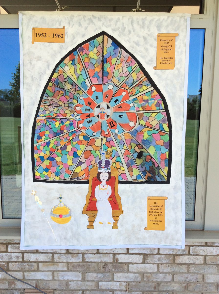 fryernschool's tweet photo. Make sure you pop and see our wonderful Jubilee Banners at Chandlers Ford Library over the half term. @CFordLibrary #RoyalFamily #JubileeCelebration https://t.co/ldRQ9U5JBQ