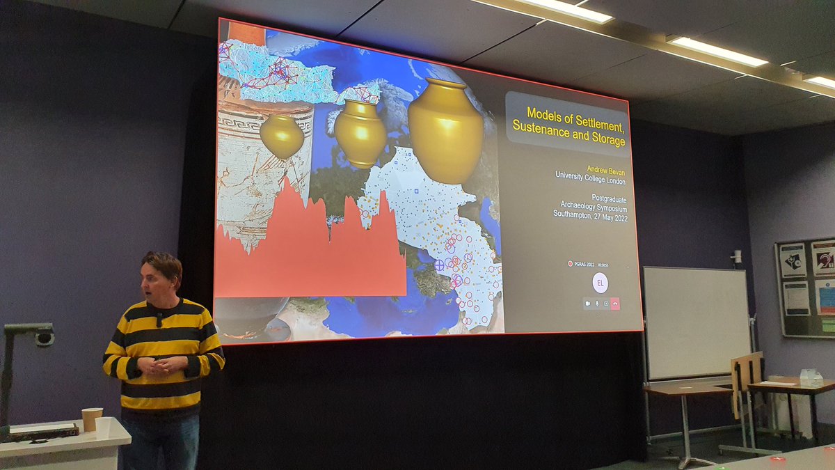 Closing this fantastic #PGRAS2022 is our keynote speaker prof. Adrew Bevan from <a href="/UCLarchaeology/">UCL Institute of Archaeology</a>!