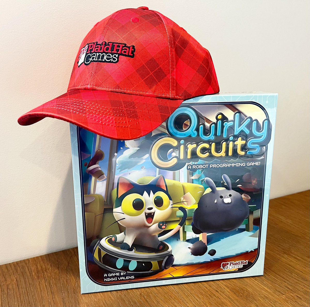 PlaidHatGames's tweet photo. Fun Friday Giveaway!

We're celebrating the weekend by giving away a copy of Quirky Circuits along with one of our new plaid hats!

Like and Retweet for your chance to win!

#QuirkyCircuits #boardgames 

*must live in the 48 contiguous US states* https://t.co/5BQmqO4vFo